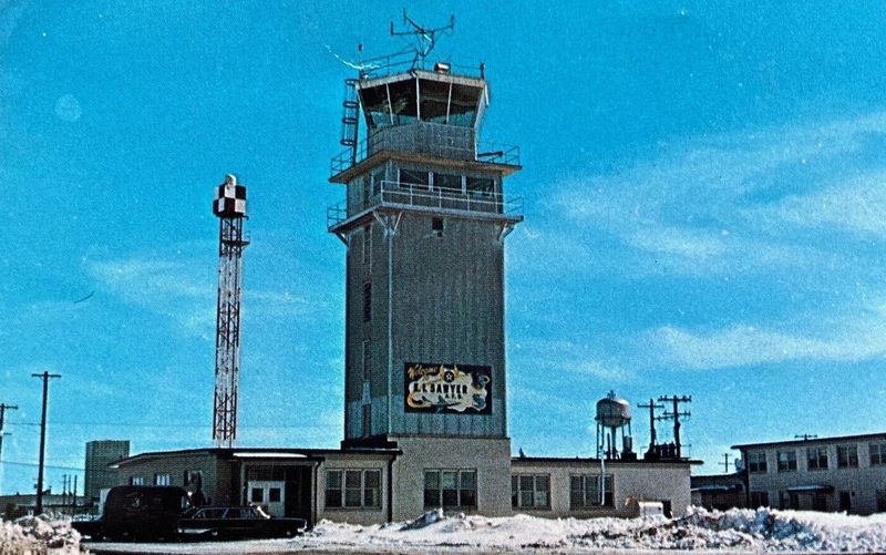 Lorettas Air Base Motel - Sawyer Air Force Base Control Tower (newer photo)